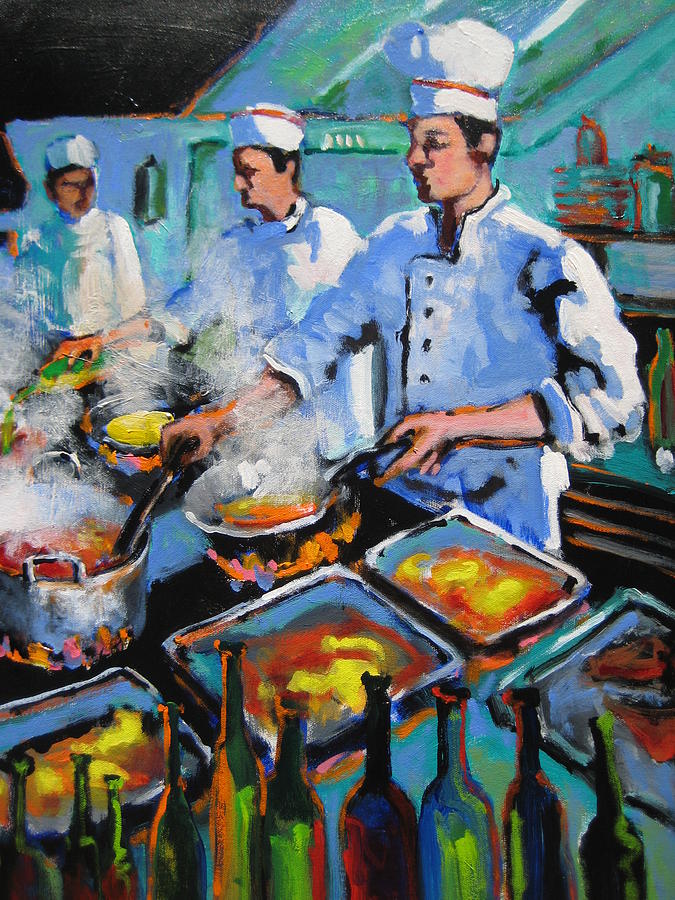 675x900 Chef Painting By Susan Jenkins - Painting Chef