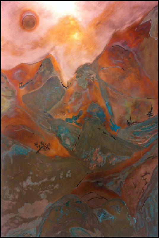 536x800 Copper Patina Painting - Painting Chemicals