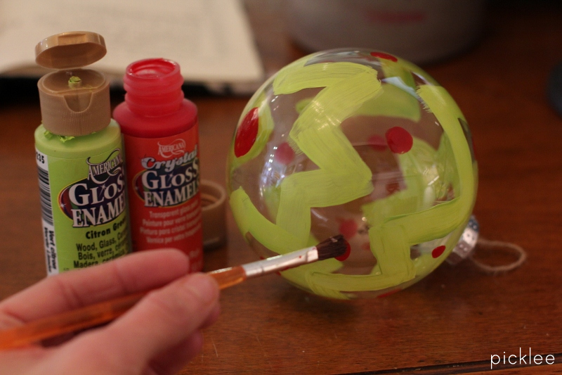 800x533 Christmas Bubble Glass Ornaments [Diy] - Painting Christmas Balls