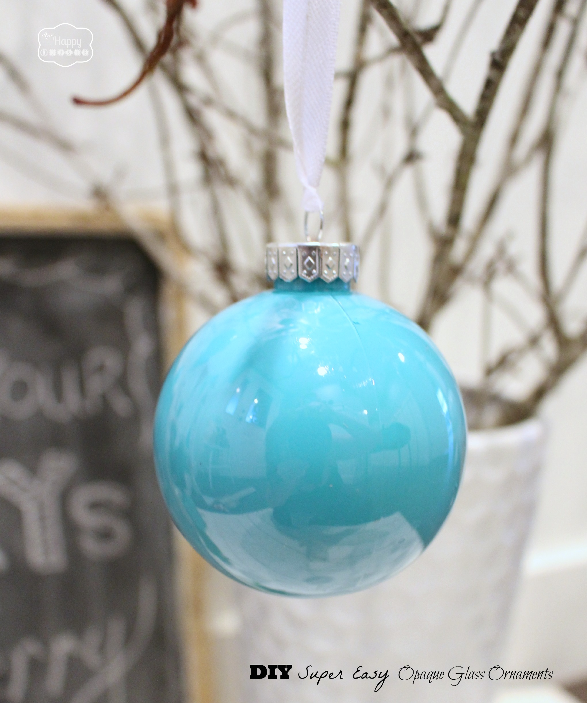 2041x2446 Diy Super Easy Opaque Glass Painted Ornaments {Blue Christmas - Painting Christmas Bulbs