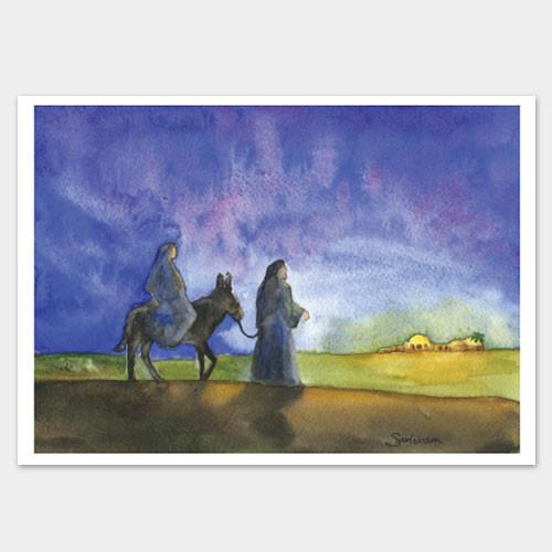 500x500 Bethlehem Christmas Cards Set Of 10 Susan Windsor - Painting Christmas Cards