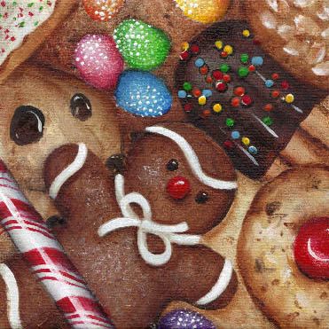 Painting Christmas Cookies