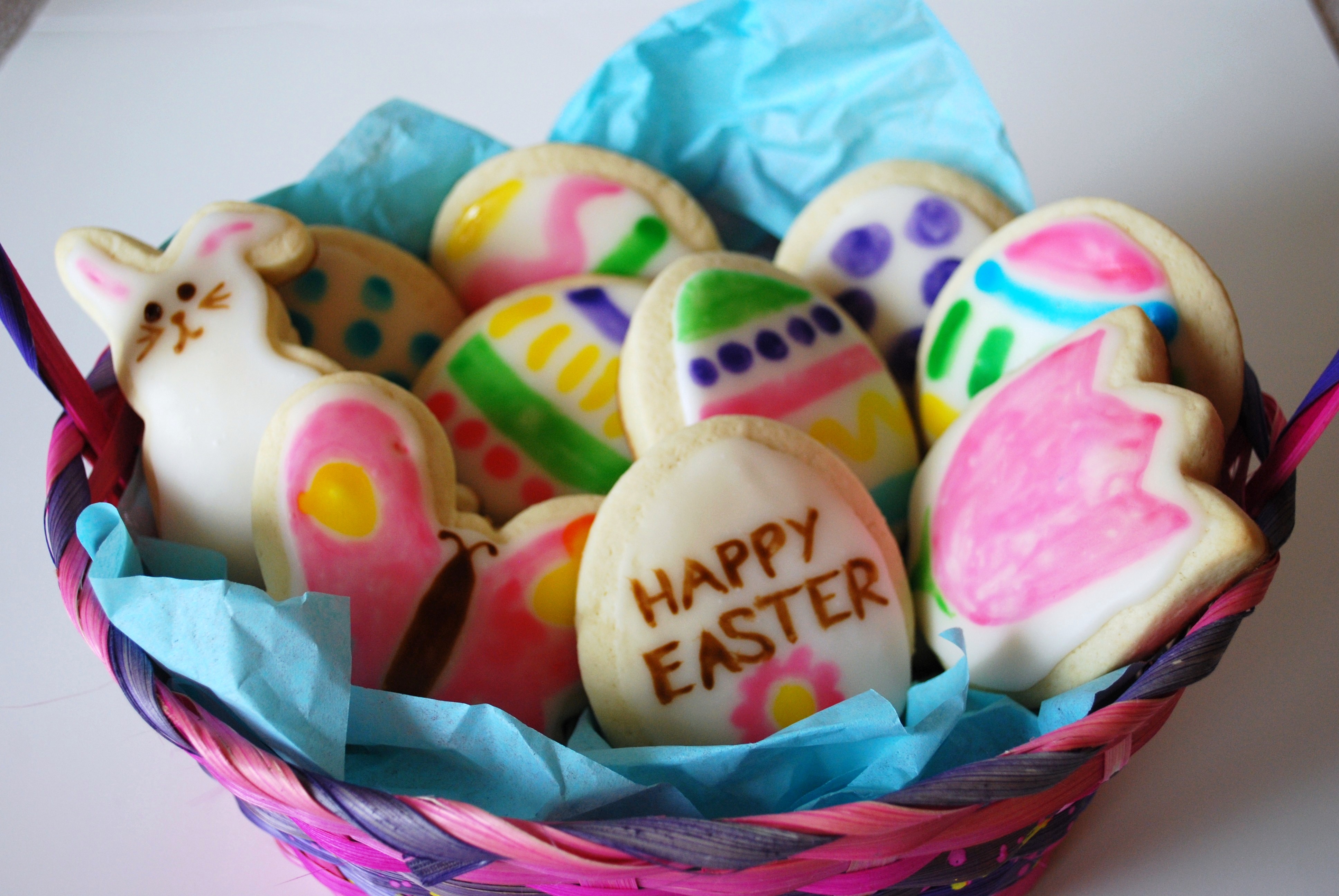 3872x2592 Painted Easter Cookies. Make Myself - Painting Christmas Cookies