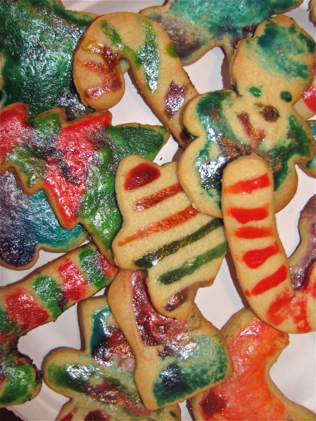 1200x1600 The Chocolate Muffin Tree Painted Christmas Sugar Cookies - Painting Christmas Cookies