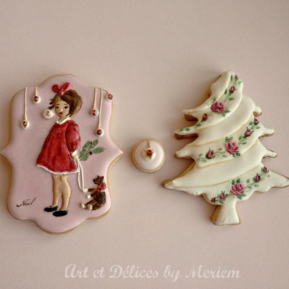 999x999 Vintage Christmas Cookies Set Cookie Connection Cookies I Love - Painting Christmas Cookies