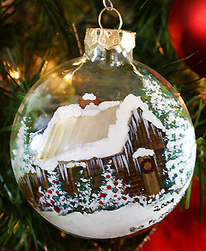300x364 Peg Fennimore - Painting Christmas Ornaments