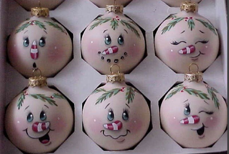 800x539 Classic Hand Painted Inside Glass Ornamentschirstmas Ornaments - Painting Christmas Ornaments