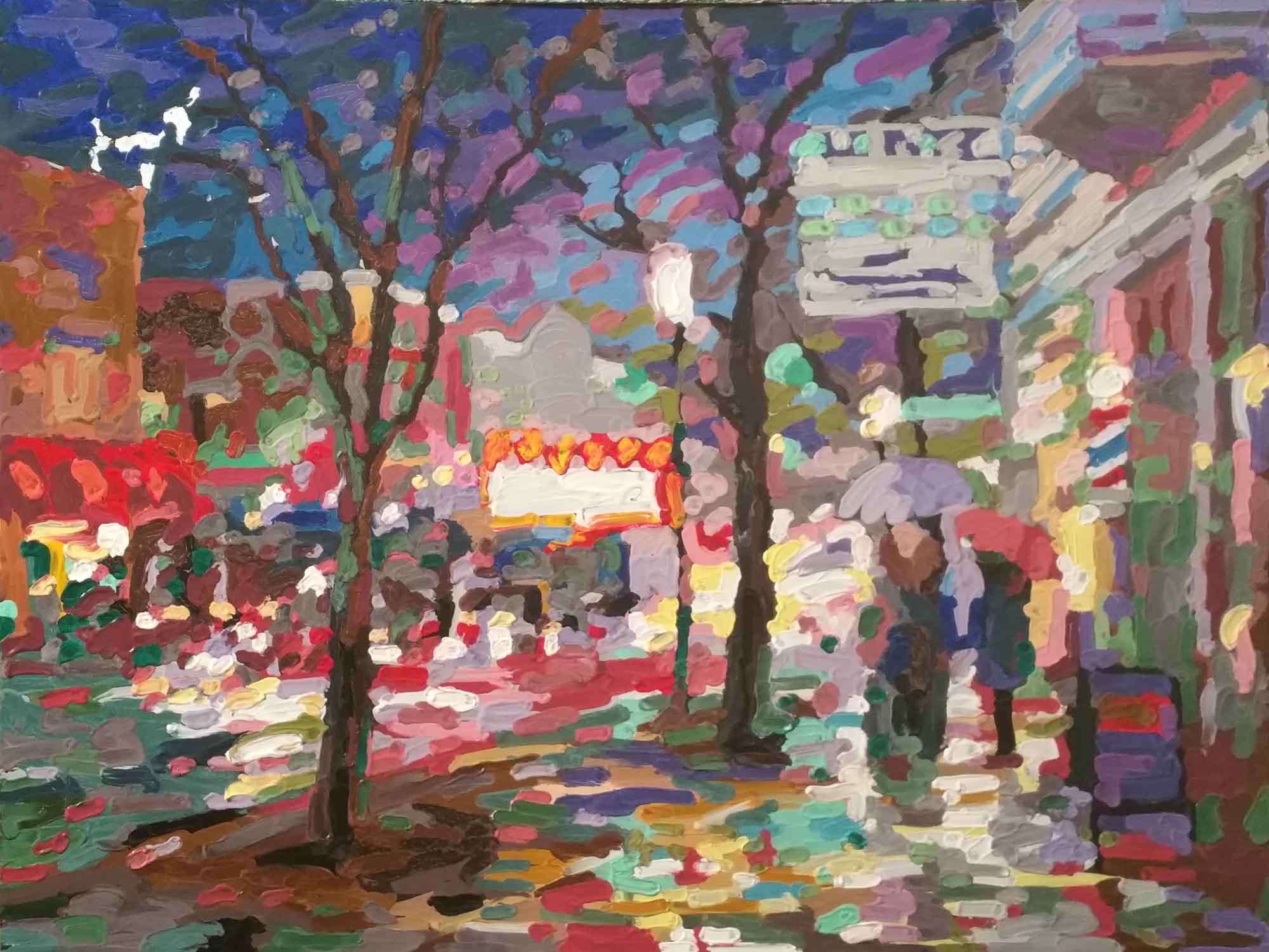 2000x1500 Holidays On Ludlow Paintings By Tom Lohre - Painting Cincinnati