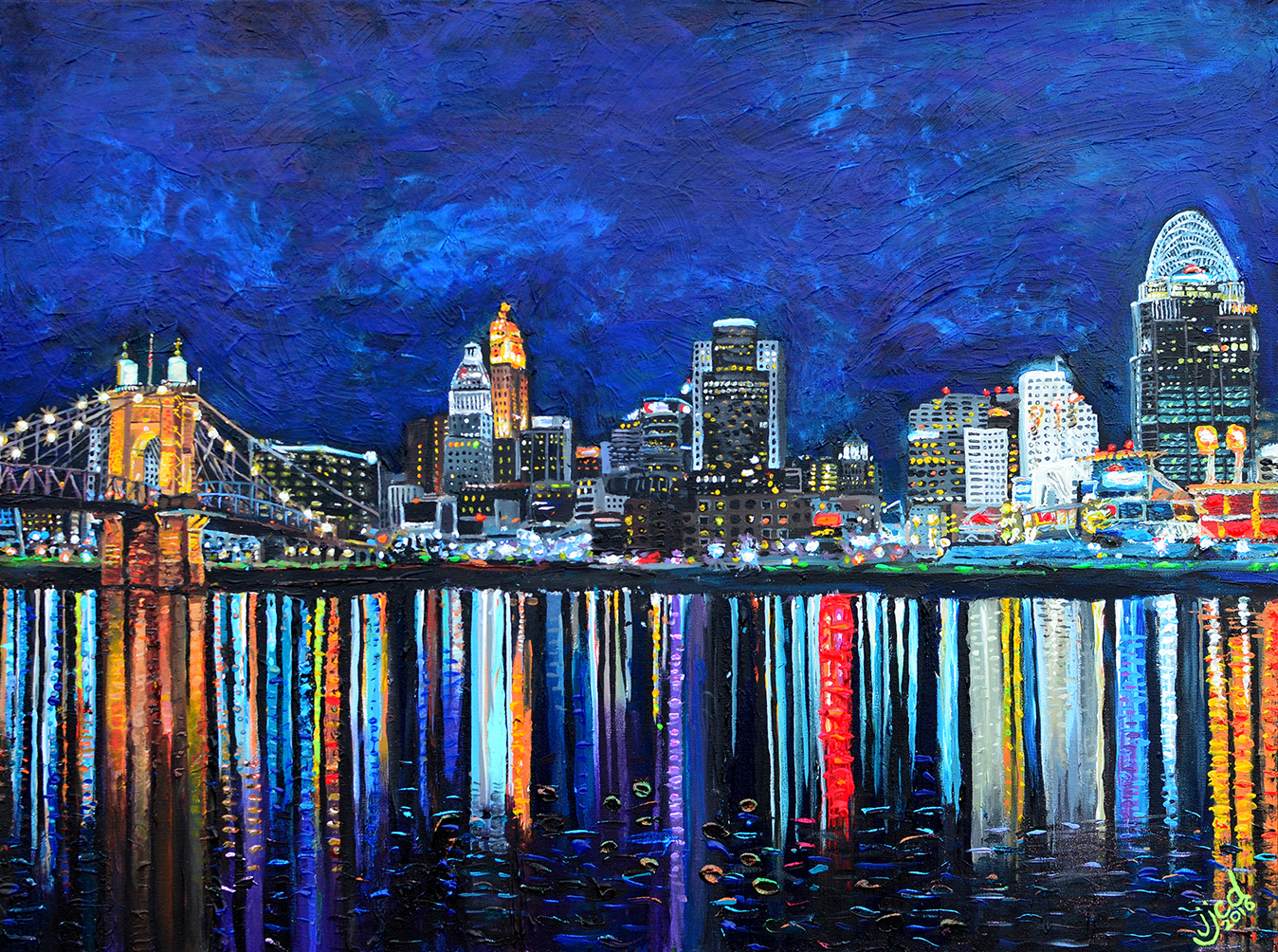 1348x1004 Paintings Of Cincinnati Fine Art, Design - Painting Cincinnati