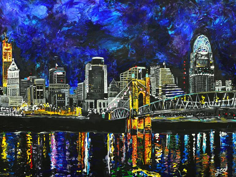 770x578 Saatchi Art Cincinnati Suspension Painting By Jeff Johns - Painting Cincinnati