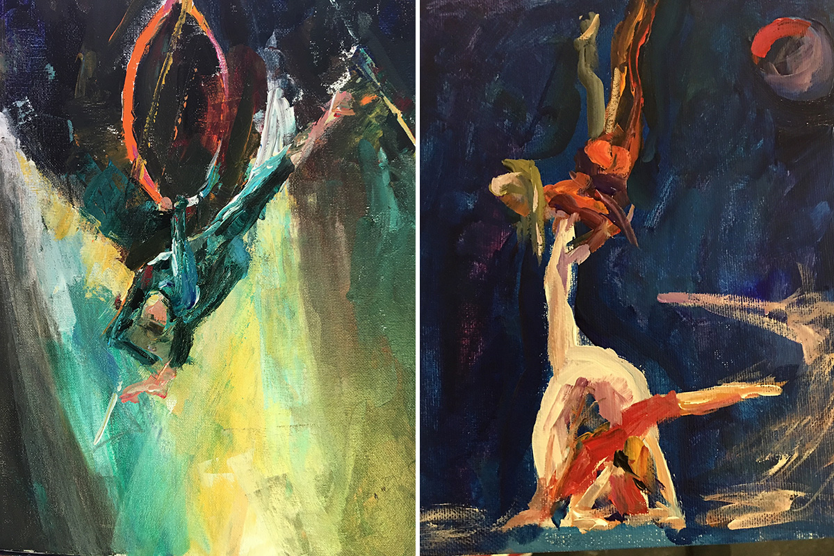 1200x800 How I Paint The Not So Still Lifes Of Circus Smithsonian - Painting Circus