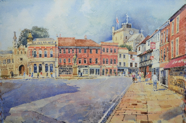 600x397 Romsey Paintings By Don Lavelle - Painting City Place