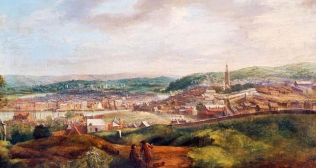 620x330 Art In Focus John Butts View Of Cork From Audley Place - Painting City Place