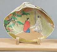 184x169 Japanese Garb - Painting Clam Shells