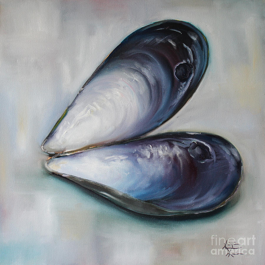 Painting Clam Shells at PaintingValley.com | Explore collection of ...