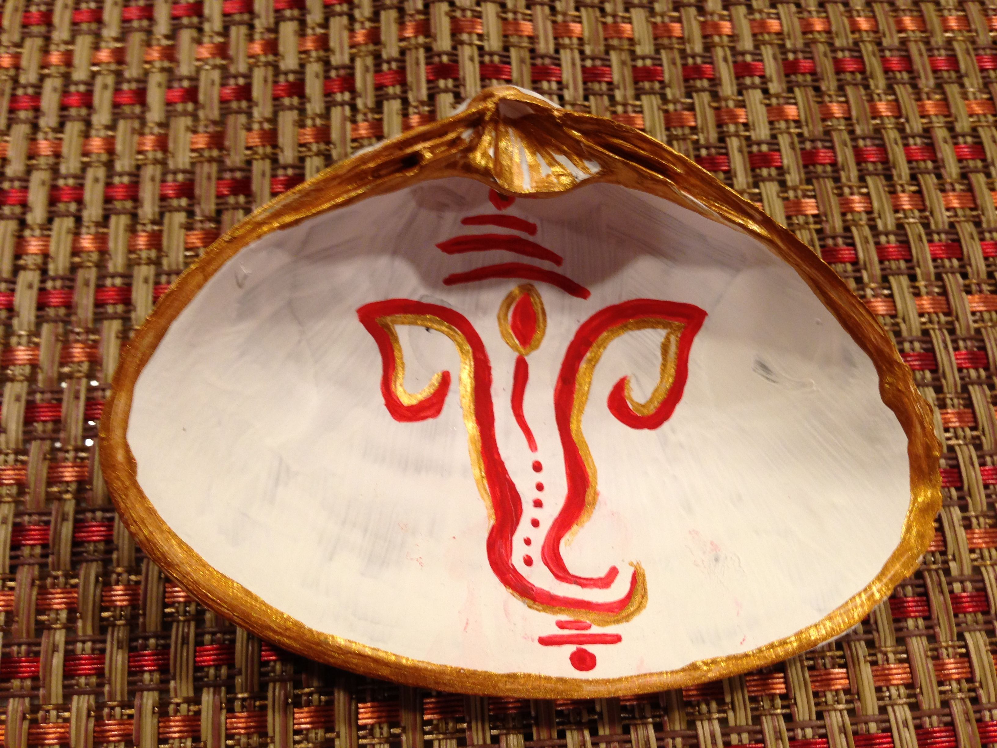 3264x2448 Painted On A Dried Clam Shell By Me. Painted Sea Shells - Painting Clam Shells