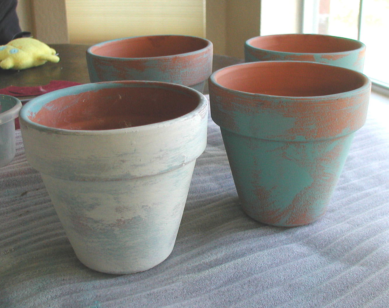 1335x1057 Monogram Your Terra Cotta Pots Front Porch Cozy - Painting Clay Pots