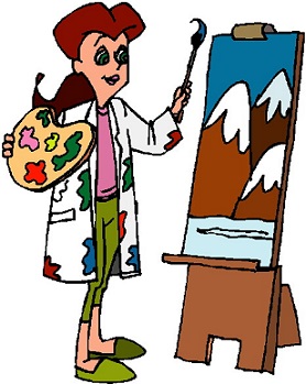 278x349 Free Painter Clipart - Painting Clipart