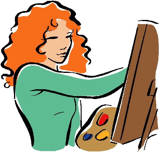534x511 Painting Clip Art - Painting Clipart