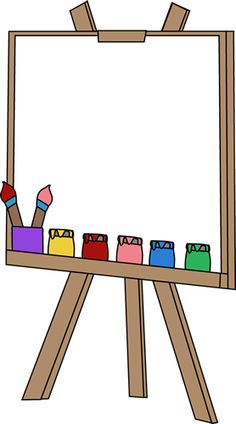 236x424 Canvas Painting Clipart - Painting Clipart