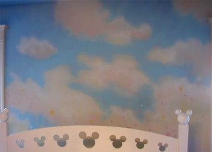 300x215 Cloud Wall Painting - Painting Cloud On Wall