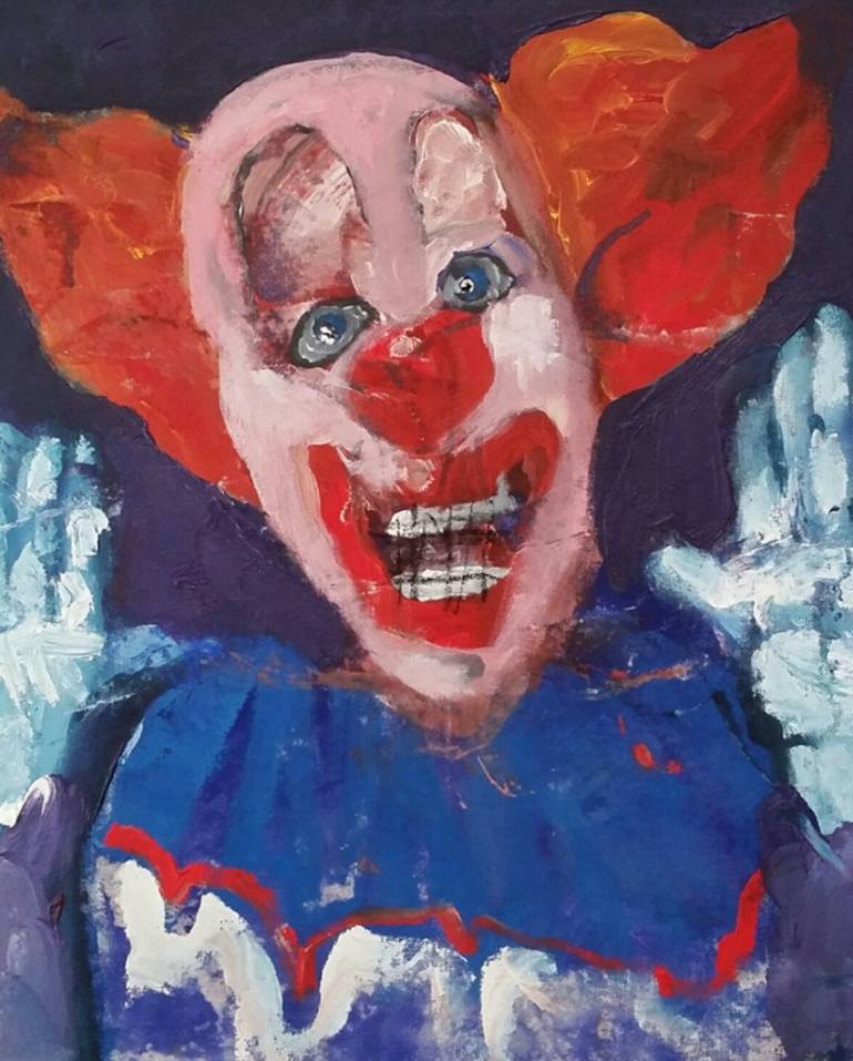 770x957 Saatchi Art Bozo The Clown - Painting Clown