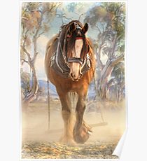 210x230 The Shire Painting Amp Mixed Media Posters Redbubble - Painting Clydesdale
