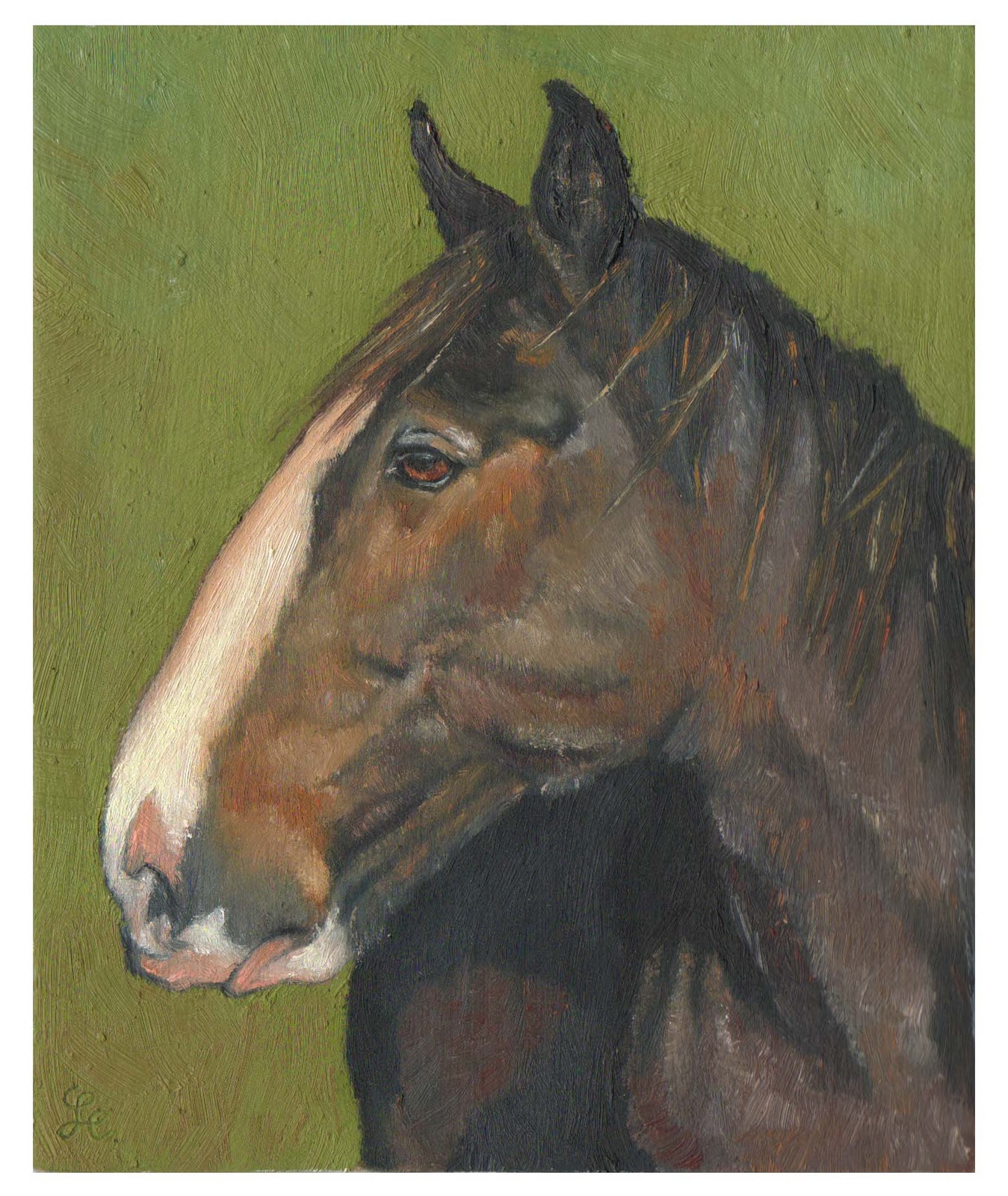 1349x1600 Thomas Haskett Illustration Duchess (Clydesdale Painting) - Painting Clydesdale