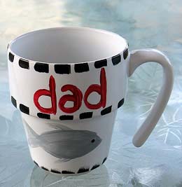 260x267 Make A Painted Coffee Mug For Dad On Father's Day - Painting Coffee Mugs