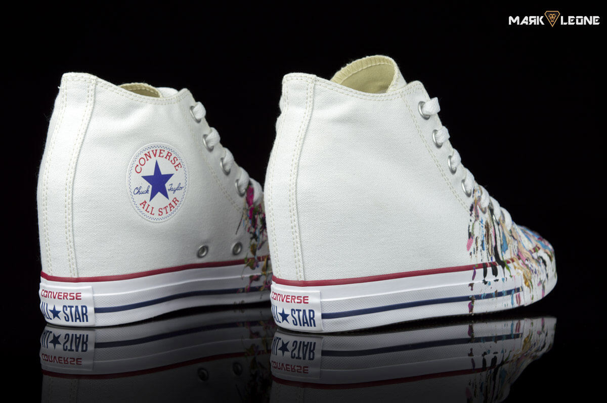 1200x798 Handmade Converse All Star Chuck Taylor Lux Mid Painting Colour - Painting Converse