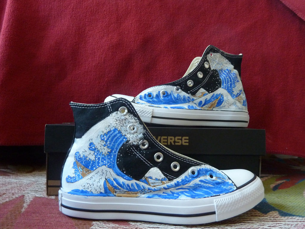 1024x768 Painted Converse Shoe Makeover 7 Steps (With Pictures) - Painting Converse