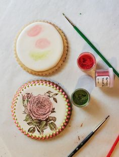236x311 Sweetambs Hand Painted Cookies. Paint With Vodka And Wilton Food - Painting Cookies