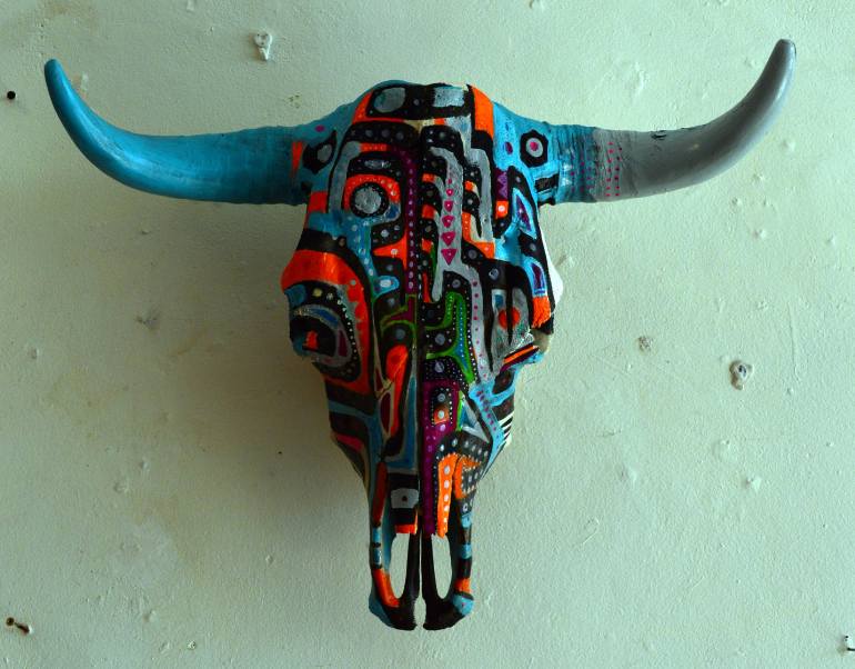 Painting Cow Skulls at PaintingValley.com | Explore collection of ...