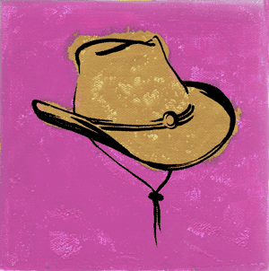 300x302 Pop Expressionism - Painting Cowboy Hats