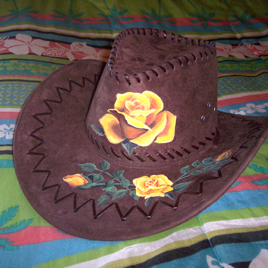 920x918 Sold Hand Painted Cowboy Hats By The Texas Mule Artist - Painting Cowboy Hats