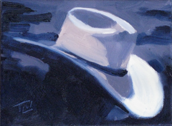 600x441 Am I Blue Artstrokes Tracy Wall's Art Blog - Painting Cowboy Hats