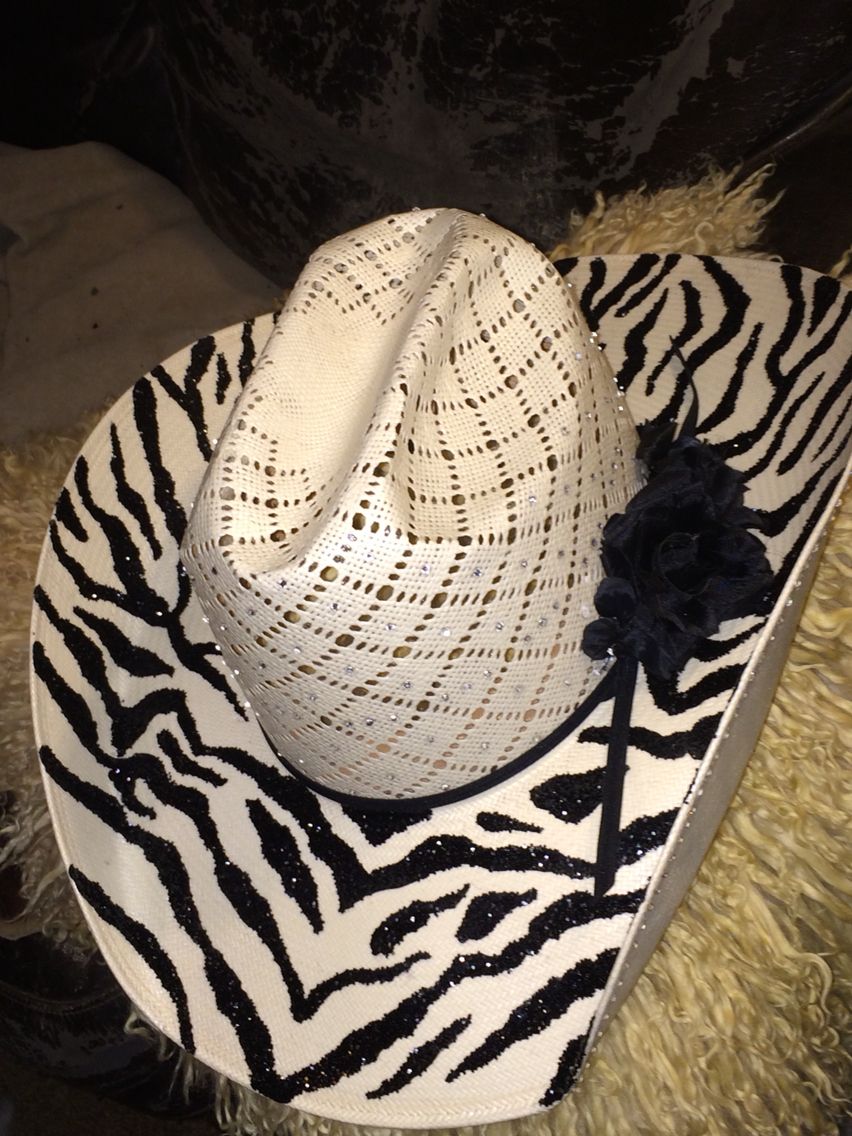 852x1136 Custom Painted Cowboy Hat Cuttin Cowgirl Hats - Painting Cowboy Hats