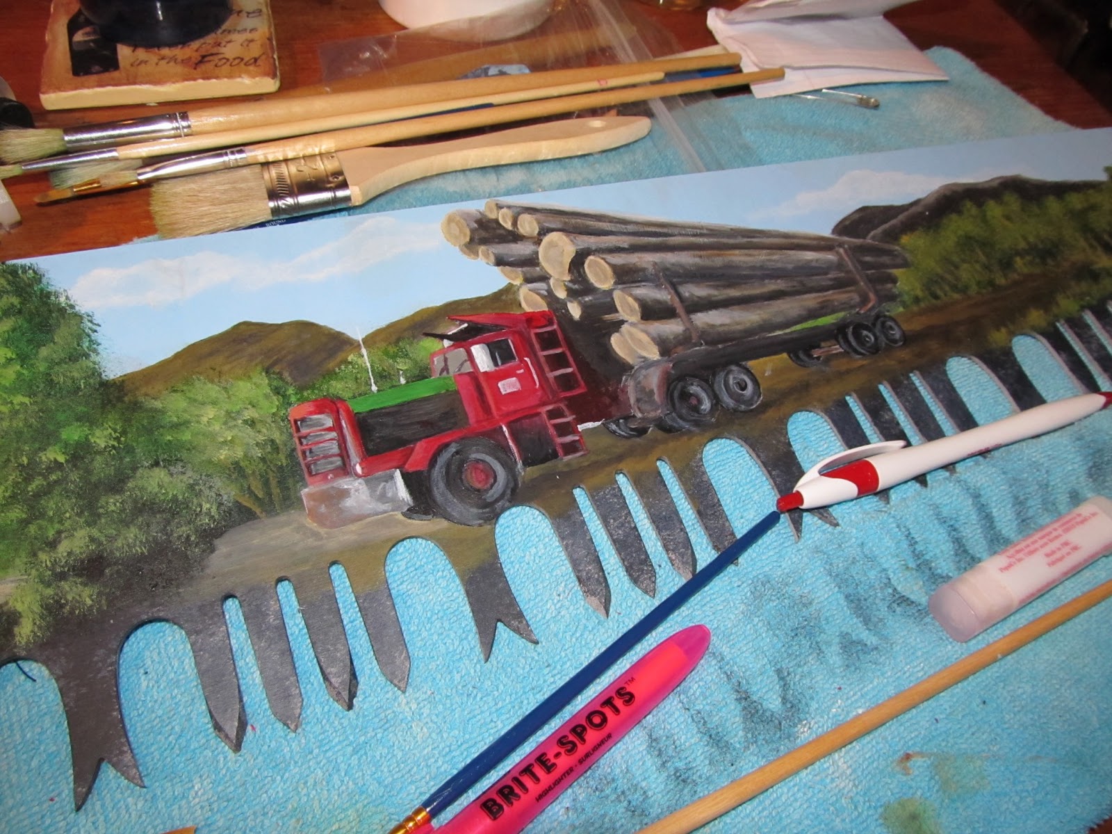 1600x1200 Prairie Fire Equine Amp Wildlife Art - Painting Crosscut Saw