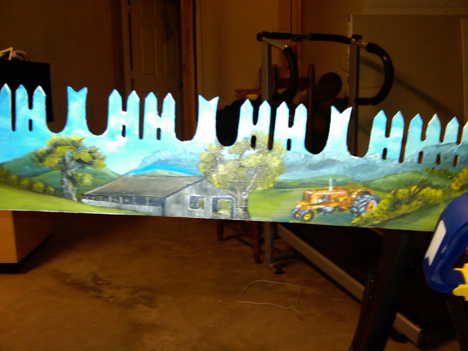 1600x1200 The Drive Of An Oil Painter My Painting On A Cross Cut Saw! - Painting Crosscut Saw