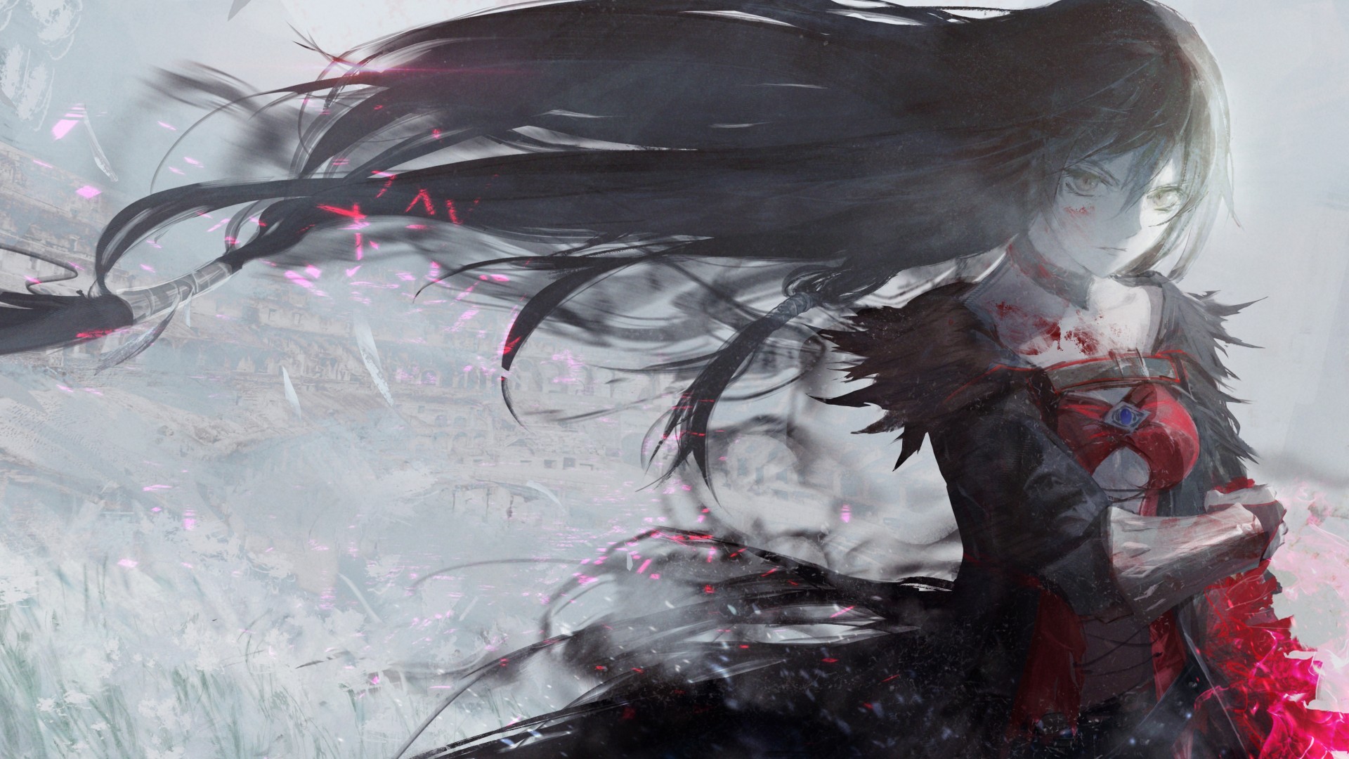 1920x1080 Download 1920x1080 Tales Of Berseria, Velvet Crowe, Black Hair - Painting Crowe