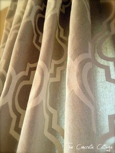 236x314 Painted Curtains, And How To Turn Acrylic Paint Into Fabric Paint - Painting Curtains