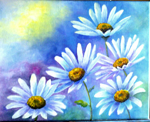 300x244 Daisy Painting - Painting Daisy