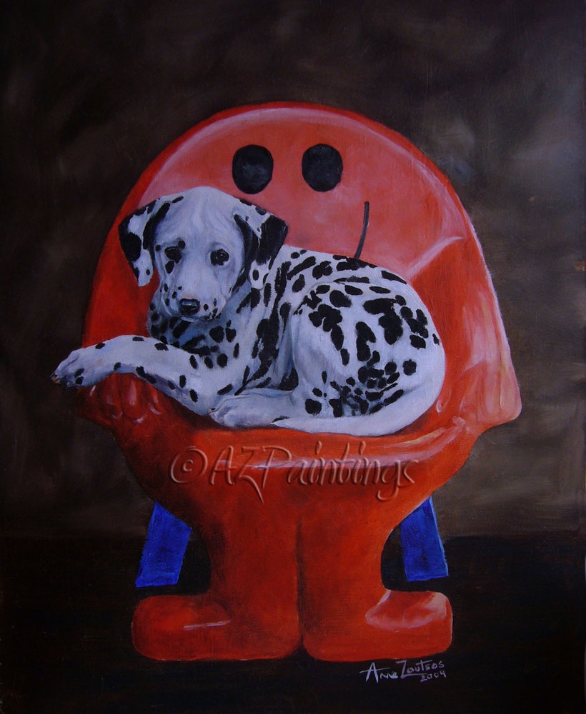 820x1000 A Smiley Spot - Painting Dalmatian Spots