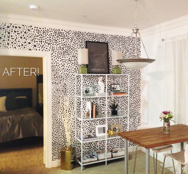 640x591 Spot By Spot Diy Dalmatian Walls - Painting Dalmatian Spots