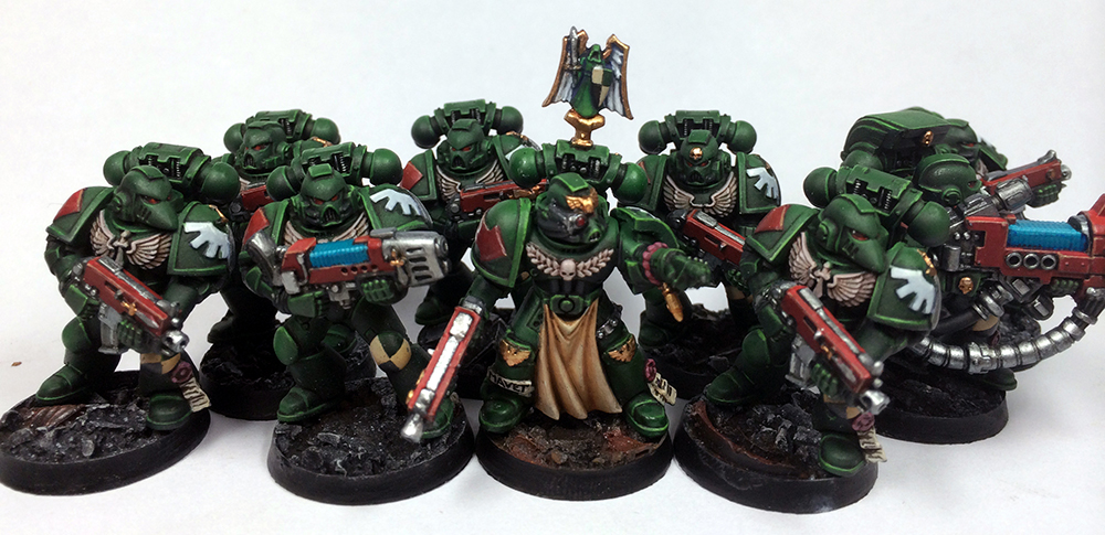 1000x485 Dark Angels Tactical Squad Mavet League Of Underwhelming - Painting Dark Angels
