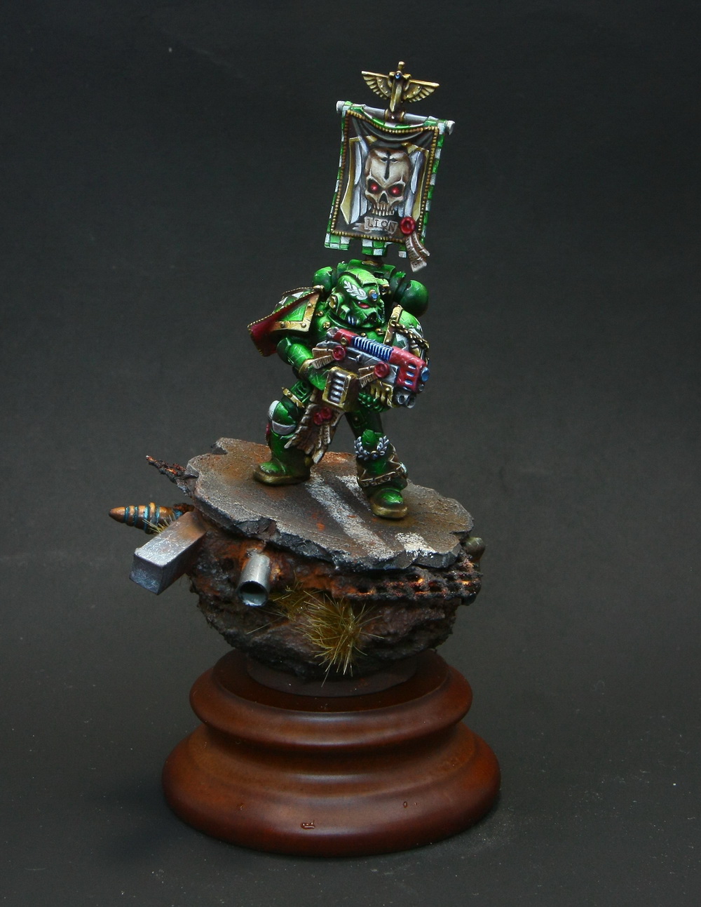 1000x1293 Hoperiver's Valley Dark Angel Sergant - Painting Dark Angels
