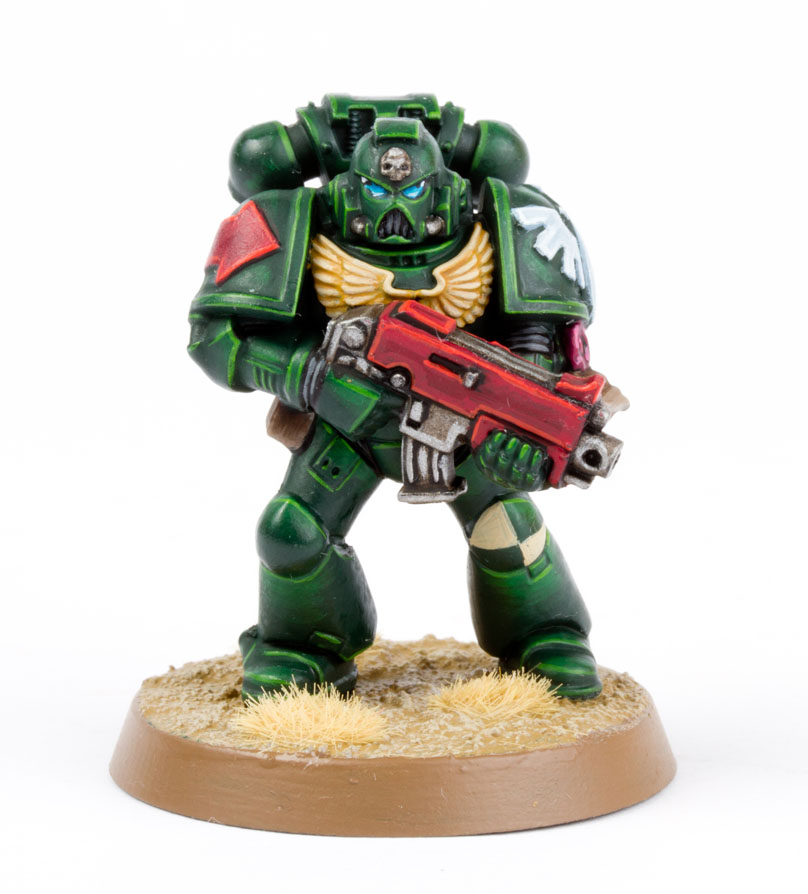 808x894 Tutorial How To Paint Dark Angels Tactical Marines From Dark - Painting Dark Angels