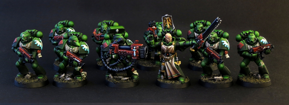 1194x433 Dark Angels Squad Violet Studio Paint - Painting Dark Angels