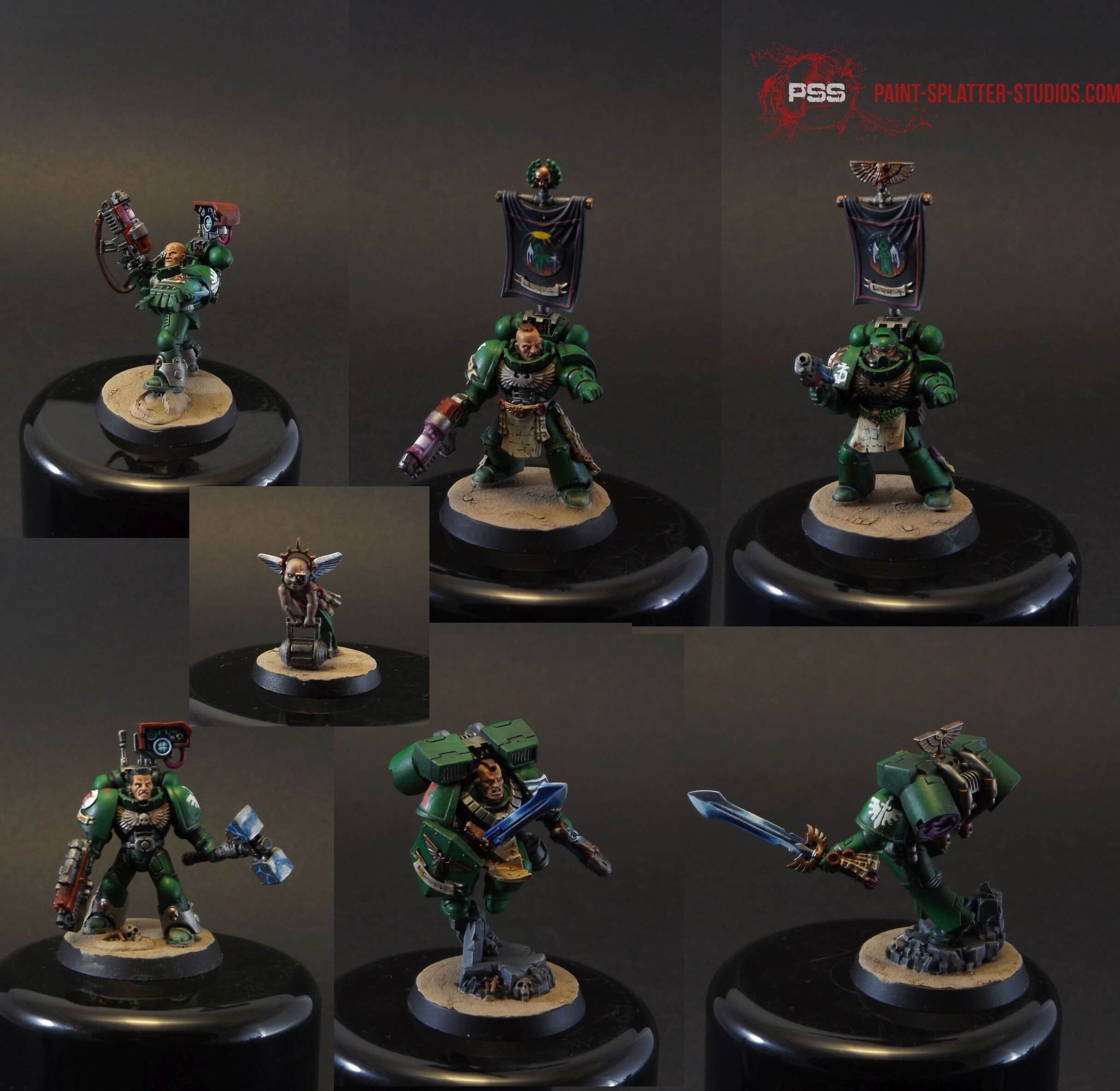 2431x2367 Dark Angels Miniature Painting Service - Painting Dark Angels