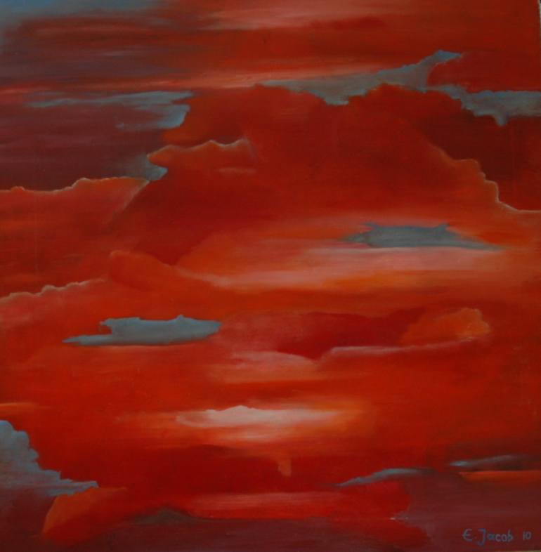 770x786 Saatchi Art Dawn Painting By Elsa Jacob Moosbrugger - Painting Dawn